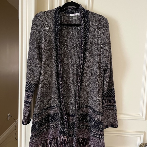 Brand new  long  fringed sweater jacket . - Picture 1 of 5